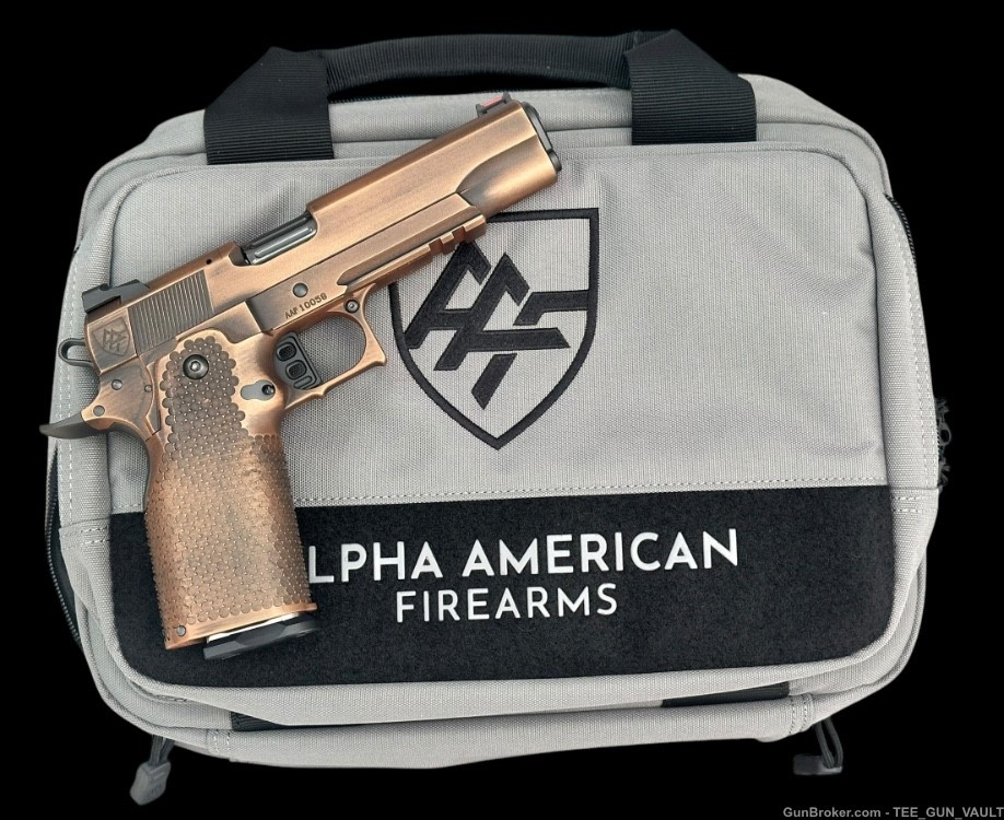 ALPHA AMERICAN AAF3 5” BARREL GOVERNMENT 9MM DOUBLE STACK COPPER.-img-9