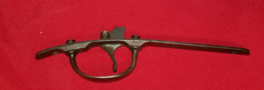 Trapdoor Springfield carbine triggerguard assembly later model grooved-img-0