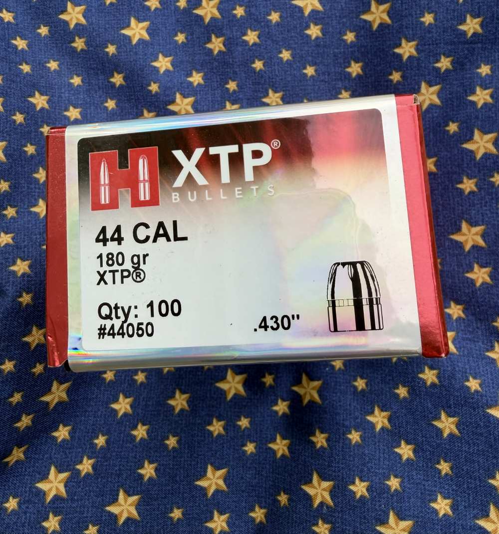 44 Hornady XTP Sealed Box 100 JHP Bullets 180 gr.-img-0