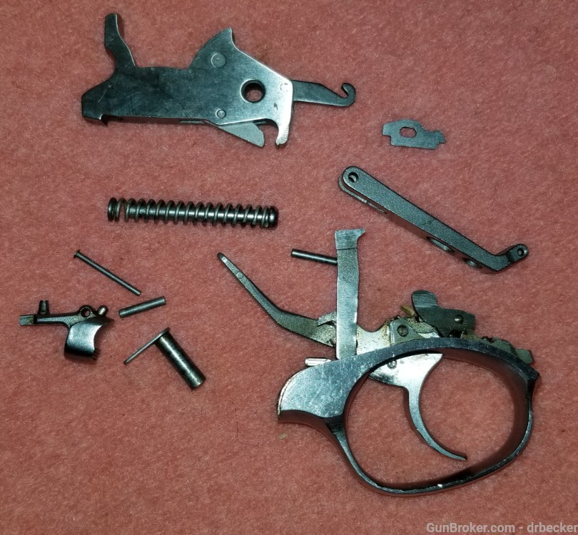 Set of Ruger Redhawk action parts original stainless steel -img-0