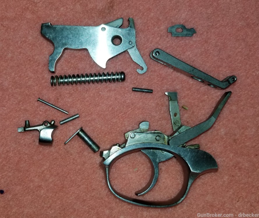 Set of Ruger Redhawk action parts original stainless steel -img-1