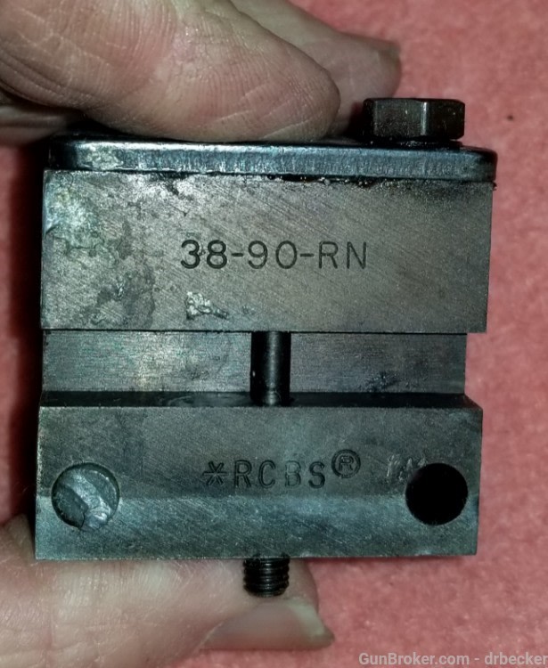 RCBS Bullet mould 38 caliber 90gr round nose double cavity-img-2