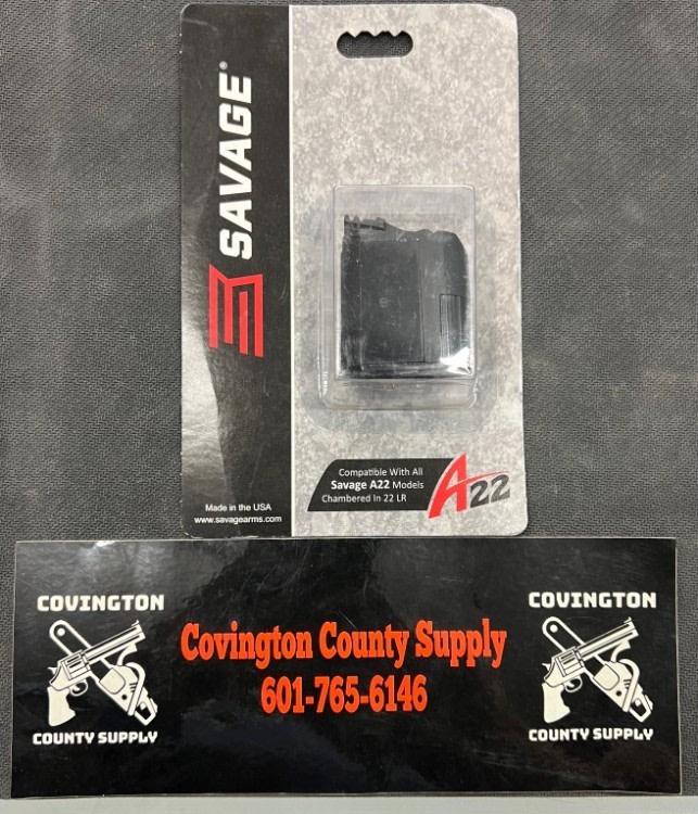 SAVAGE A22 10RD MAGAZINE FOR 22 LONG RIFLE. $18.00EA-img-0