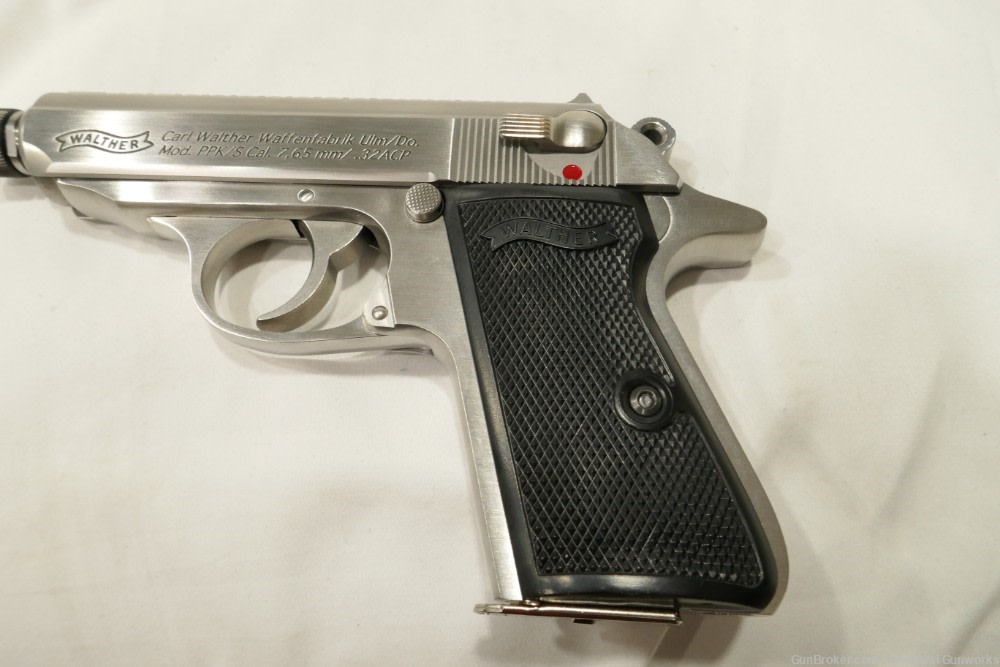 NIB Walther PPK/S 32 ACP Threaded 3" DA/SA Decocker 2 Magazines 4796044-img-4