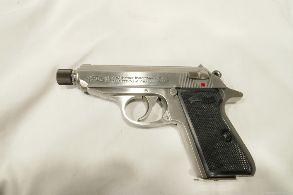 NIB Walther PPK/S 32 ACP Threaded 3" DA/SA Decocker 2 Magazines 4796044-img-3