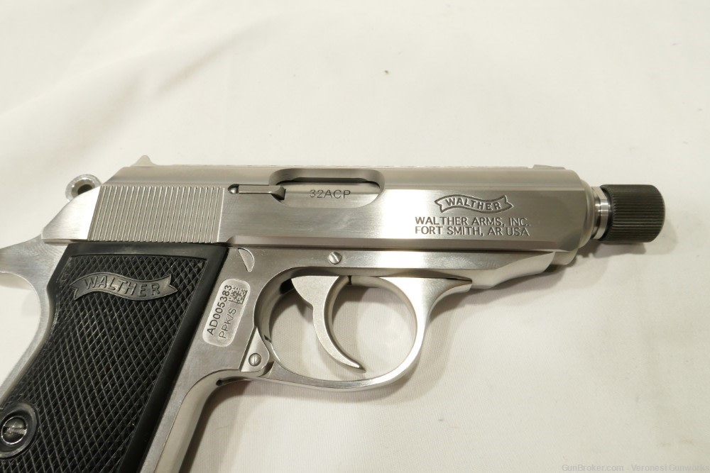 NIB Walther PPK/S 32 ACP Threaded 3" DA/SA Decocker 2 Magazines 4796044-img-2