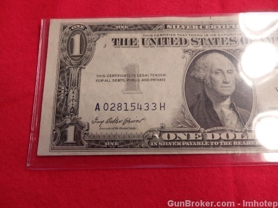 Silver Certificate 1935 Uncirculated Bill -img-3