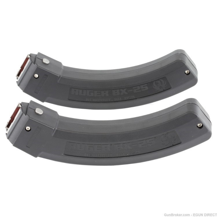 Ruger 10/22 22 LR Magazine 25rd - 2 Pack - Black-img-0
