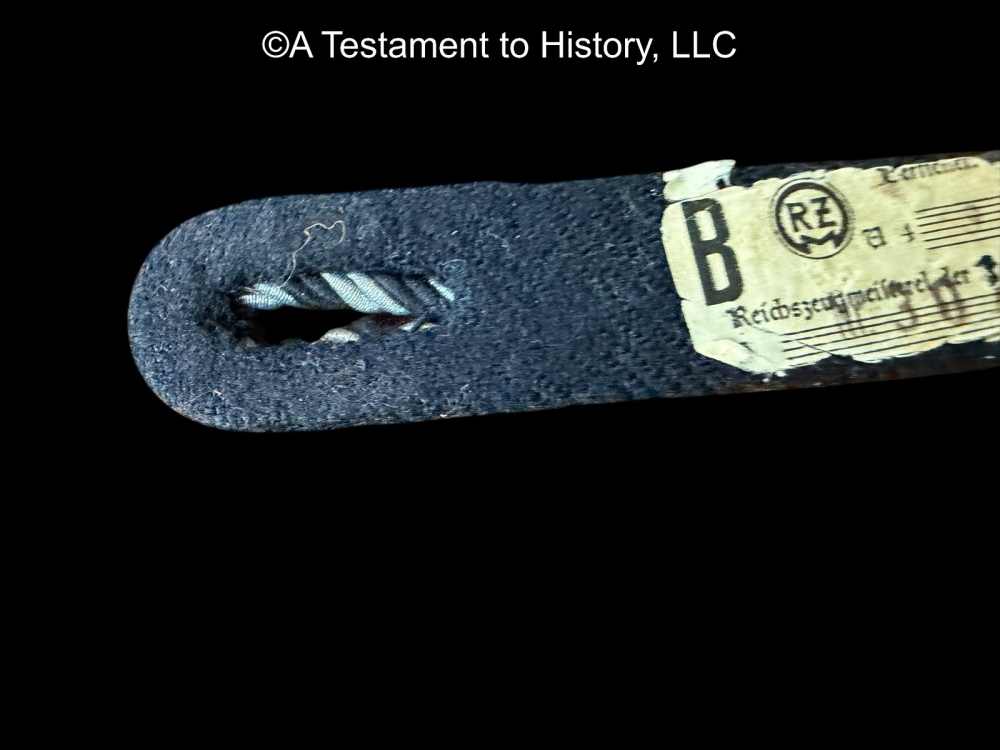 WWII GERMAN- ALLGEMEINE SS SHOULDER BOARD- HAS RZM TAG- ORIGINAL WW2-img-5