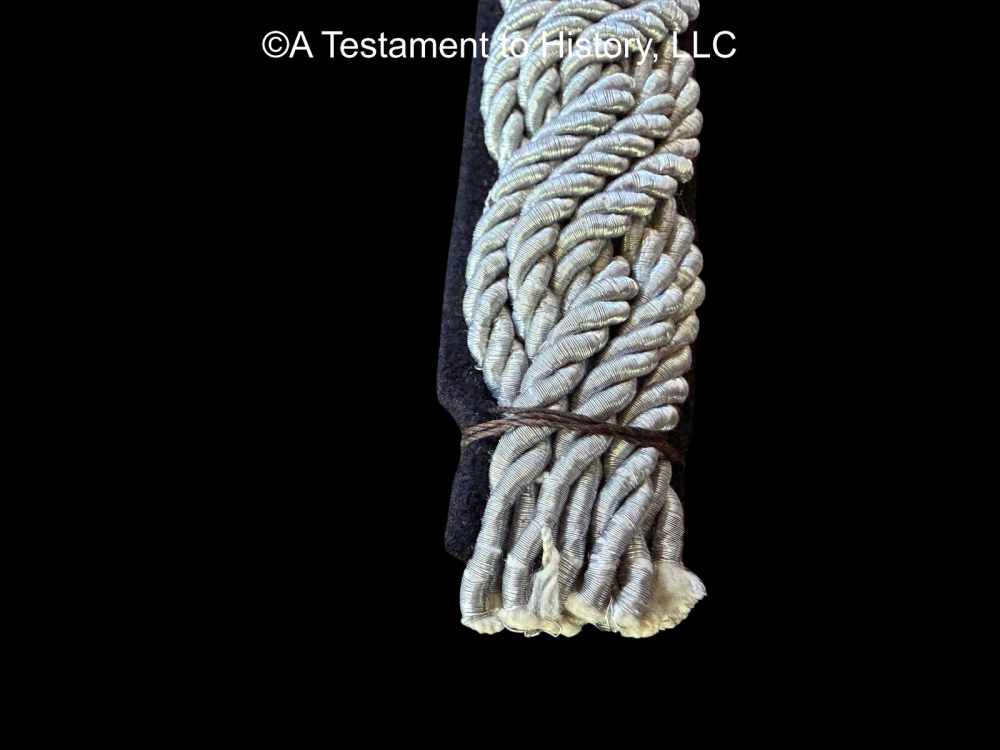 WWII GERMAN- ALLGEMEINE SS OFFICERS LEADERS SHOULDER BOARD- ORIGINAL WW2-img-3