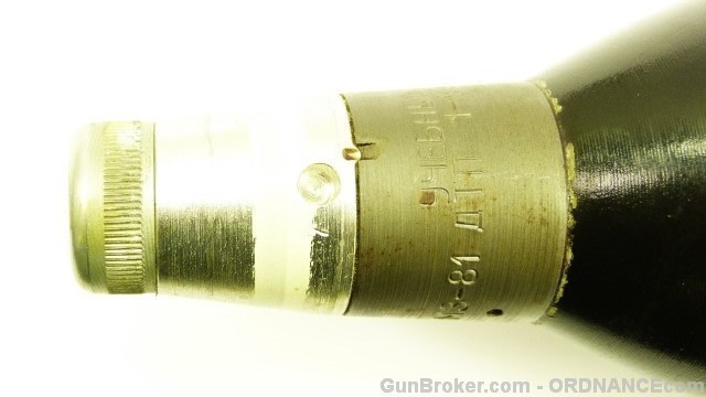 Soviet 120mm HE Mortar Round Bomb Shell inert MINT-img-3