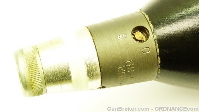 Soviet 120mm HE Mortar Round Bomb Shell inert MINT-img-4
