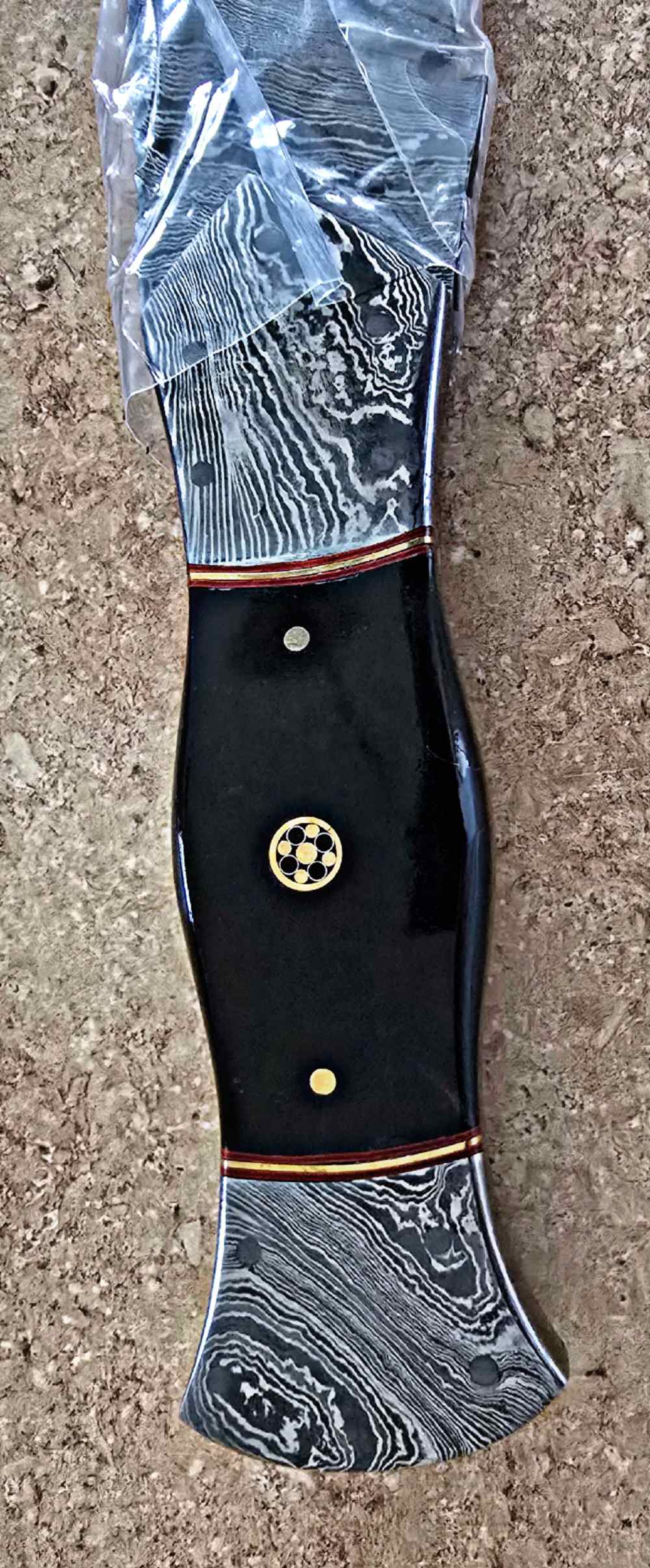 Damascus hand-made hand-forged Battle KUKRI knife -img-7