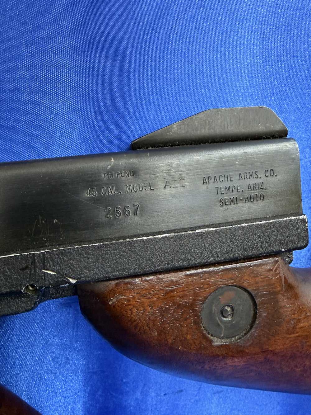Apache Arms A11 45 ACP Thompson SMG Copy Semi Automatic Rifle 16in-img-6