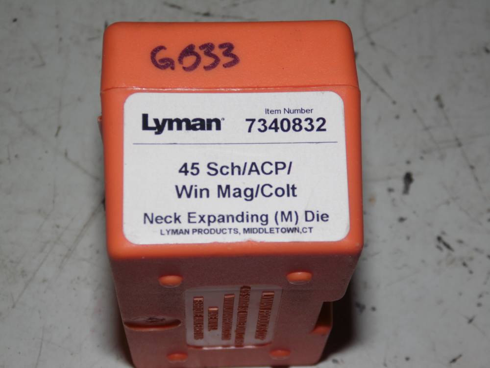 Lyman 45 Schofield/ACP/Win Mag/Colt Neck Expander Die 7340832-img-1