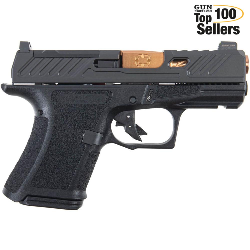 SHADOW SYSTEMS CR920 9mm 3.41in 10rd/13rd Blk/Brz Elite Slide Optic Pistol-img-0