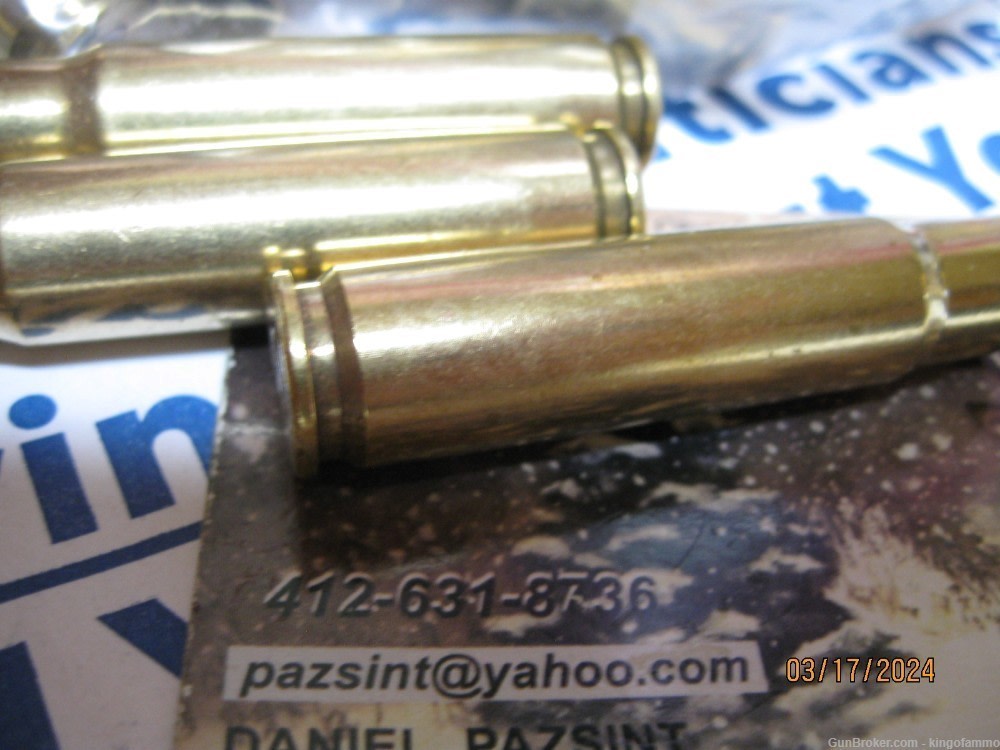 Scarce 358 WIN all Winchester W-W 26 pcs Once Fired Brass; have more too -img-4
