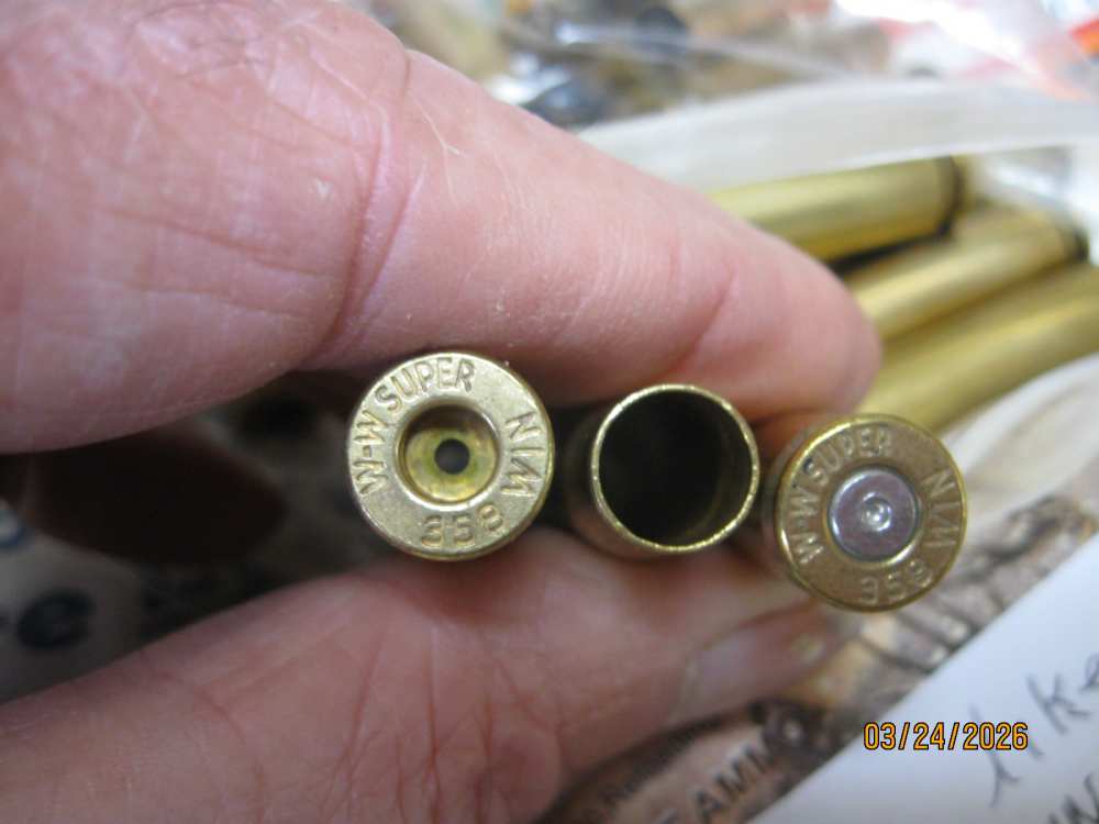 Scarce 358 WIN all Winchester W-W 26 pcs Once Fired Brass; have more too -img-7