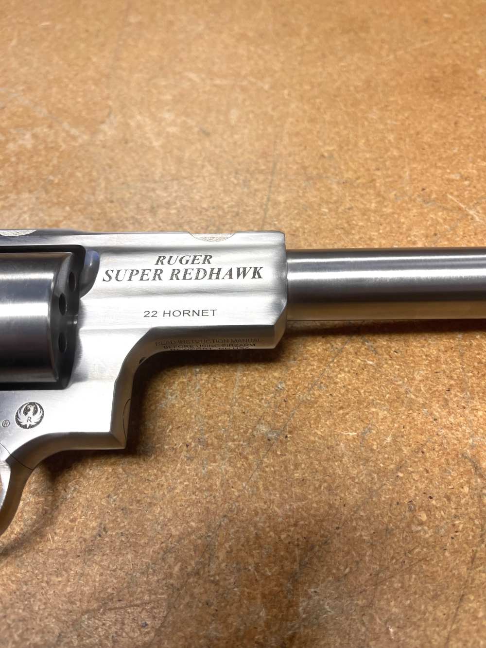 Ruger Super Redhawk Revolver 22 Hornet 8rd 9.50" Stainless 5526 No CC FEES-img-3