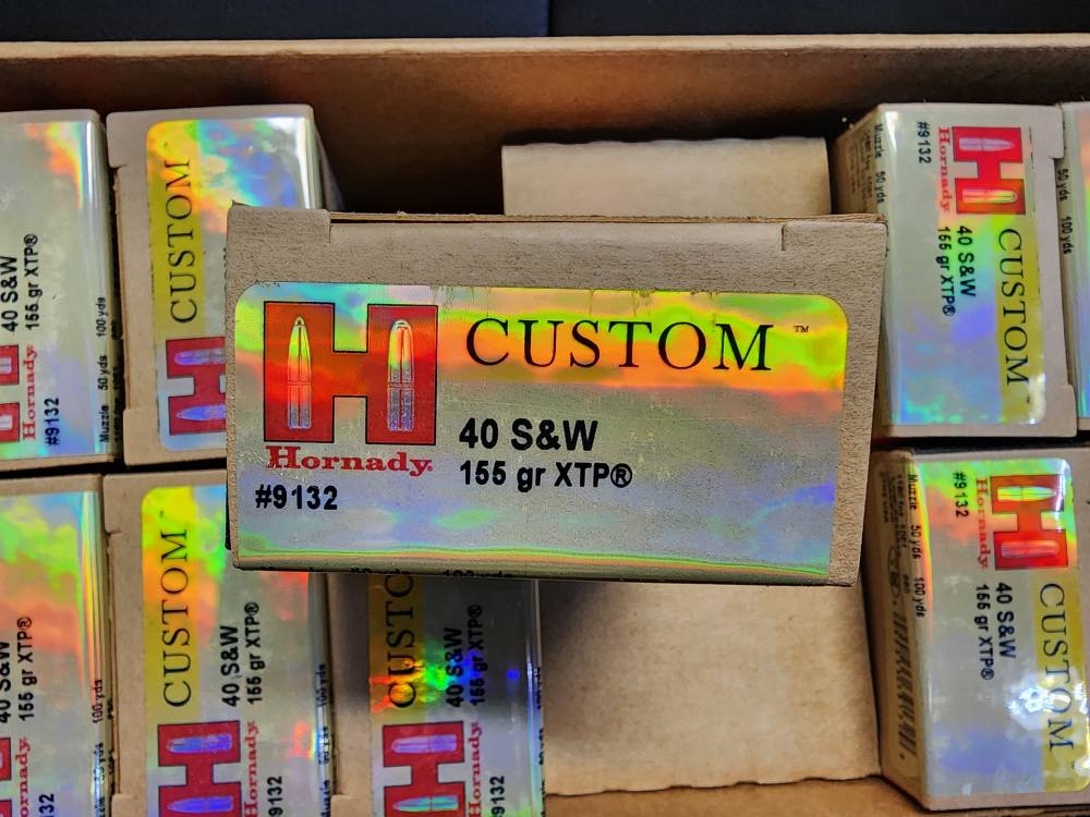 IN STOCK 200 ROUNDS HORNADY 40 S&W 155 GR XTP HOME DEFENSE JHP SMITH WESSON-img-2