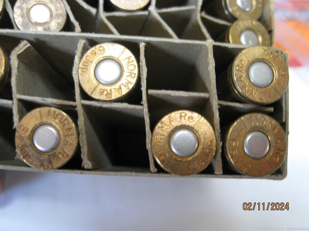 32 rds Scarce 6.5 JAP Norma 156 gr, 139 gr, 120gr SP Hunting Ammo in 3 Bxs-img-9