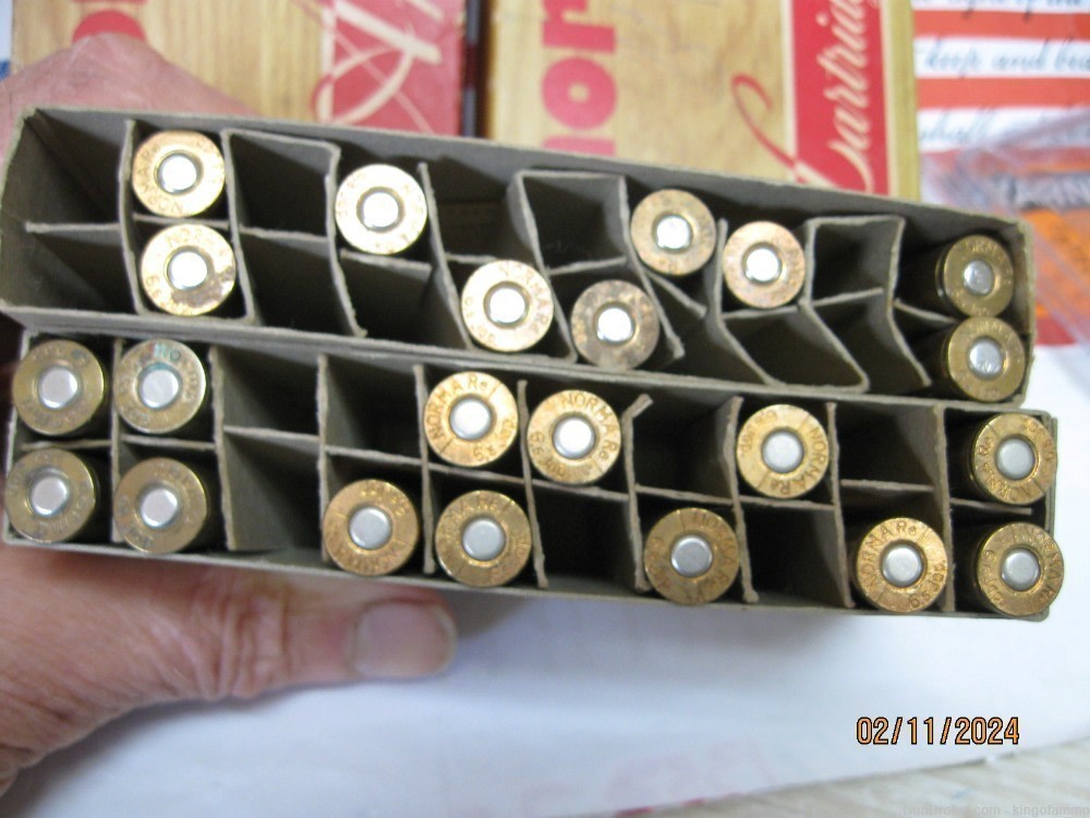 32 rds Scarce 6.5 JAP Norma 156 gr, 139 gr, 120gr SP Hunting Ammo in 3 Bxs-img-1