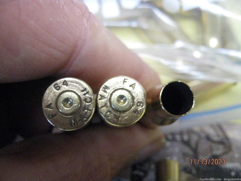 100 ct Norma .30 Cal Match Bullets & 50 pc 308 Match Brass; more available-img-7