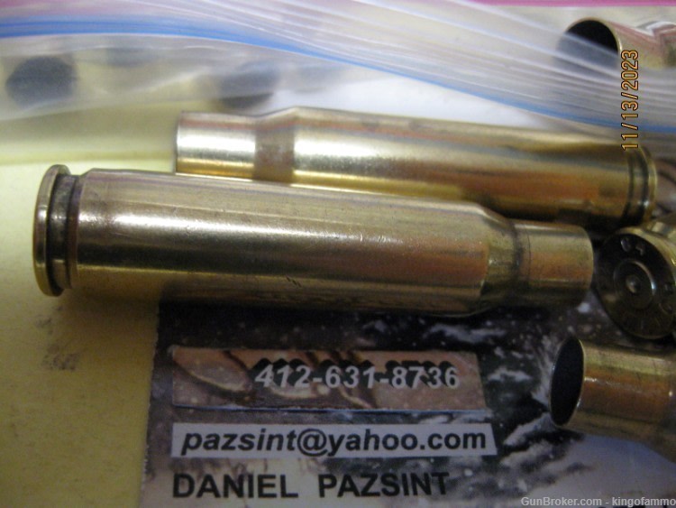 100 ct Norma .30 Cal Match Bullets & 50 pc 308 Match Brass; more available-img-8