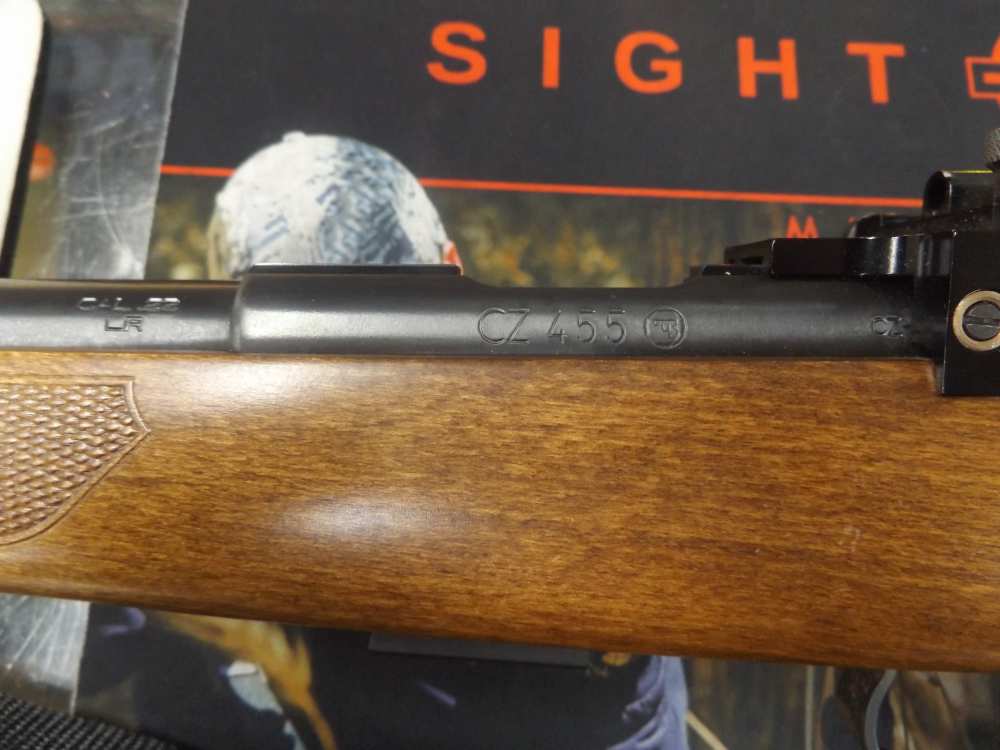 CZ MODEL 455 22 LR WOOD FURNITURE GREAT SHAPE -img-1