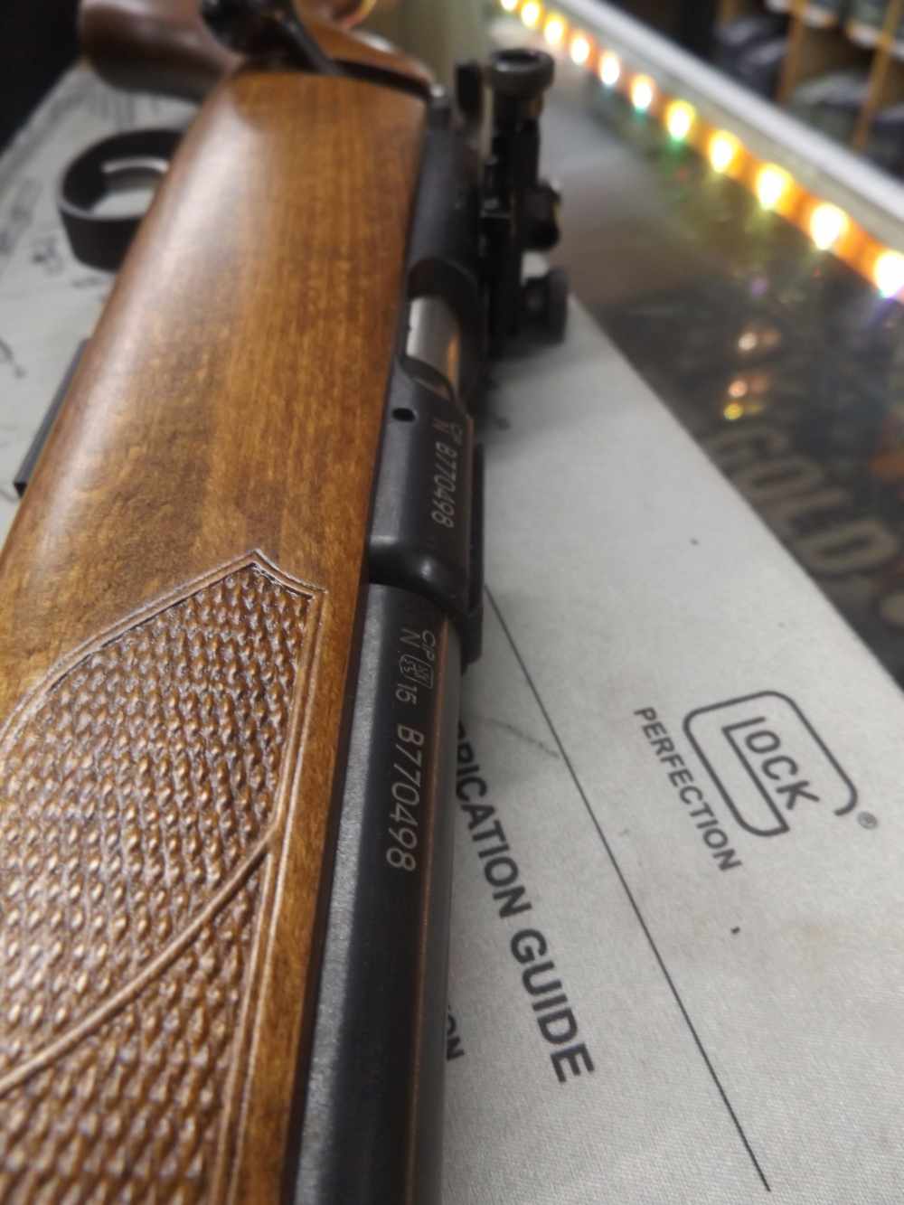 CZ MODEL 455 22 LR WOOD FURNITURE GREAT SHAPE -img-10