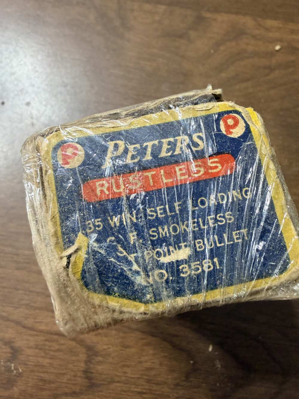 Vintage box of Peters 35 Winchester SL Self Loading Cartridges-img-4