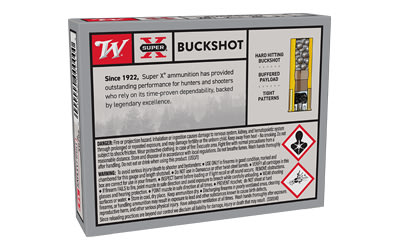 Winchester Super-X 20GA Buckshot Ammo - #3 Buck, 2.75" Shells-img-1