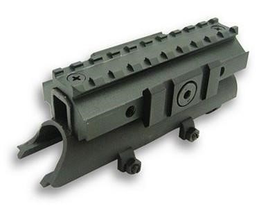NcStar Tri-Rail Receiver Cover For SKS Black Finish-img-0