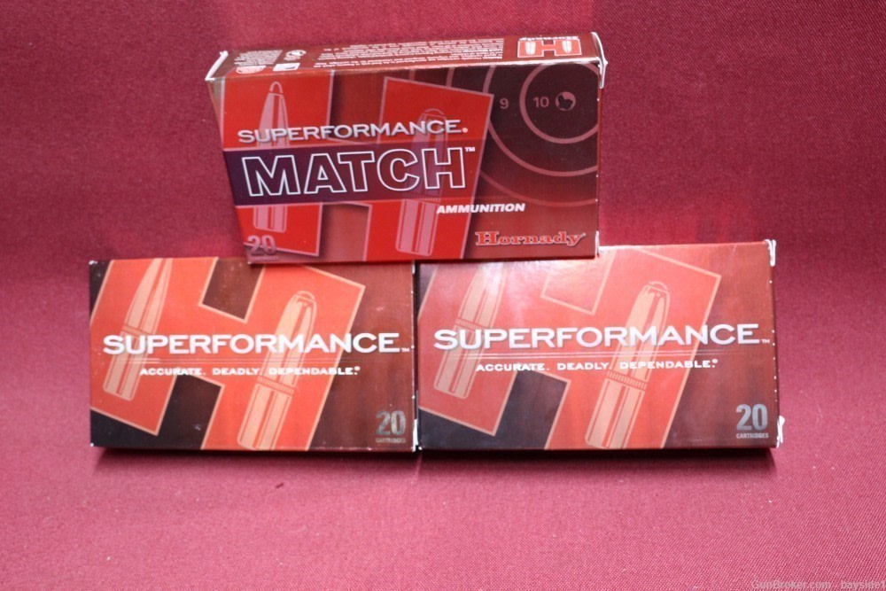 Hornady caliber 308 Winc Match & Superperformance 60 Rounds-img-1