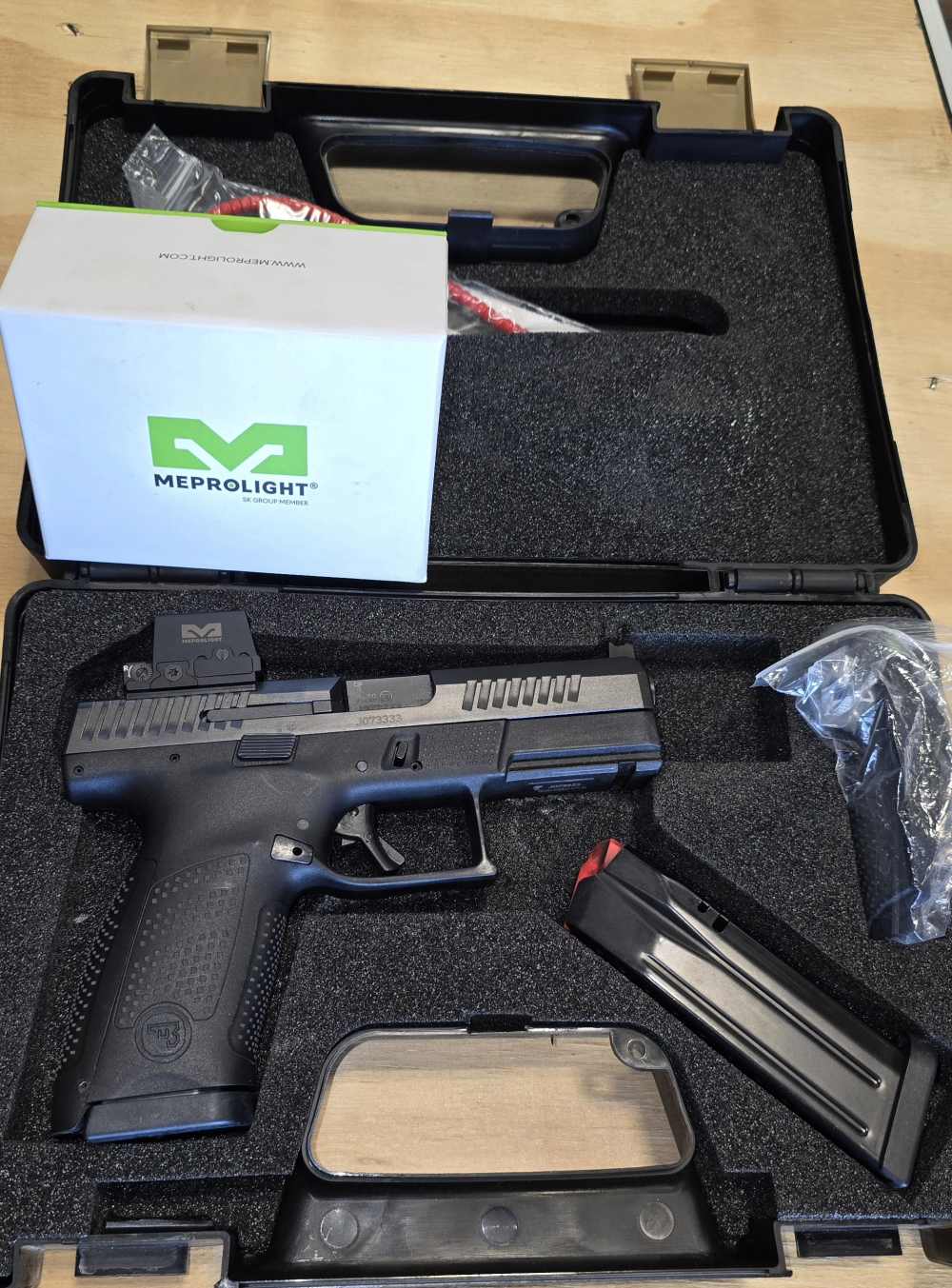 CZ P-10 C 9mm Pistol with Meprolight MPO Pro-S Red Dot-img-0