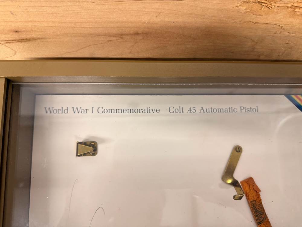 COLT 1911 .45ACP 5" WWI COMMEMORATIVE W/DISPLAY CASE-img-4