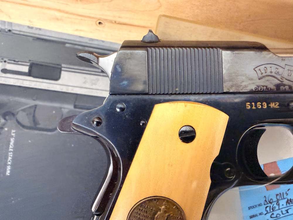 COLT 1911 .45ACP 5" WWI COMMEMORATIVE W/DISPLAY CASE-img-9