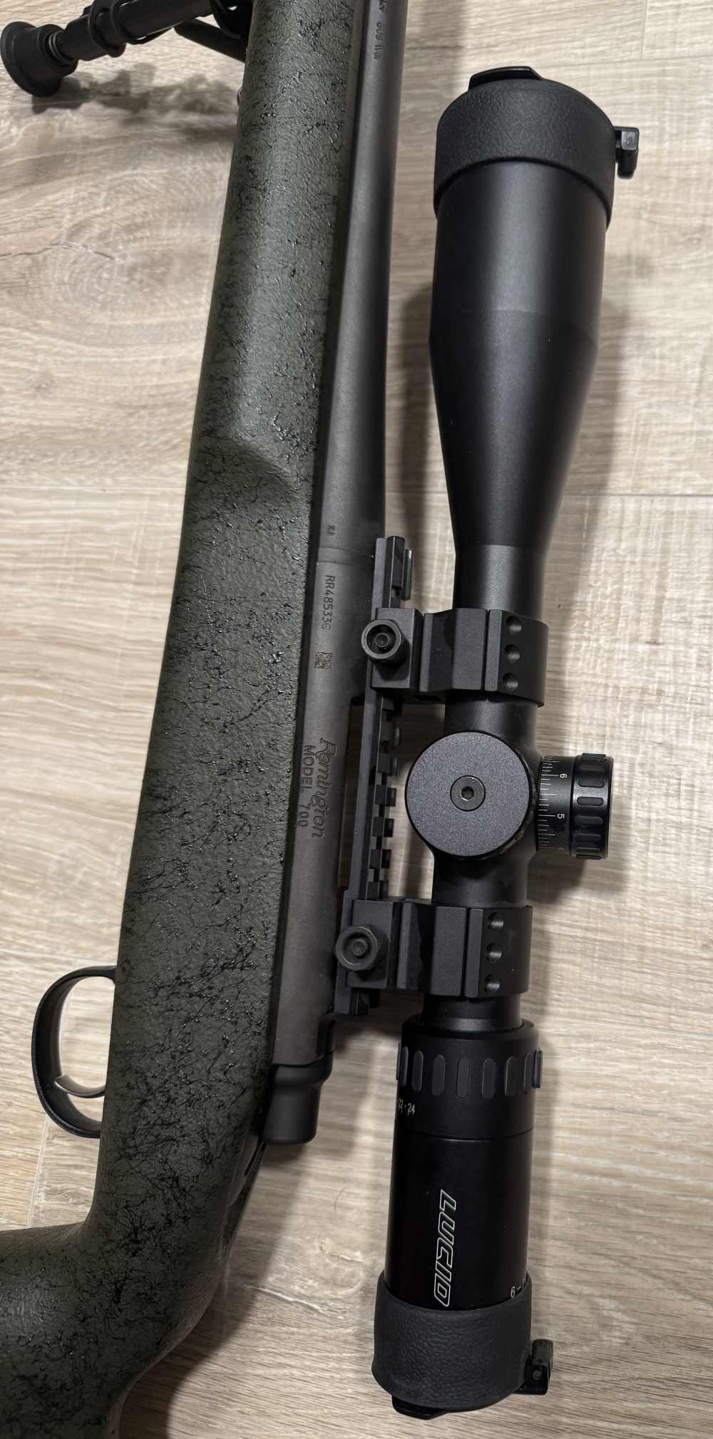 Remington Bolt Action Rifle .308 Win - 21" Barrel - Green Stock - Ruger Sco-img-2