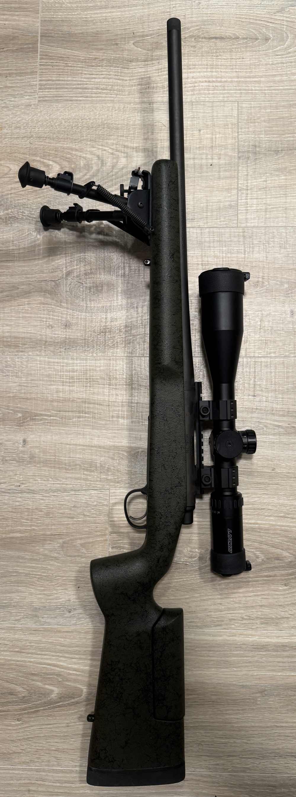 Remington Bolt Action Rifle .308 Win - 21" Barrel - Green Stock - Ruger Sco-img-7