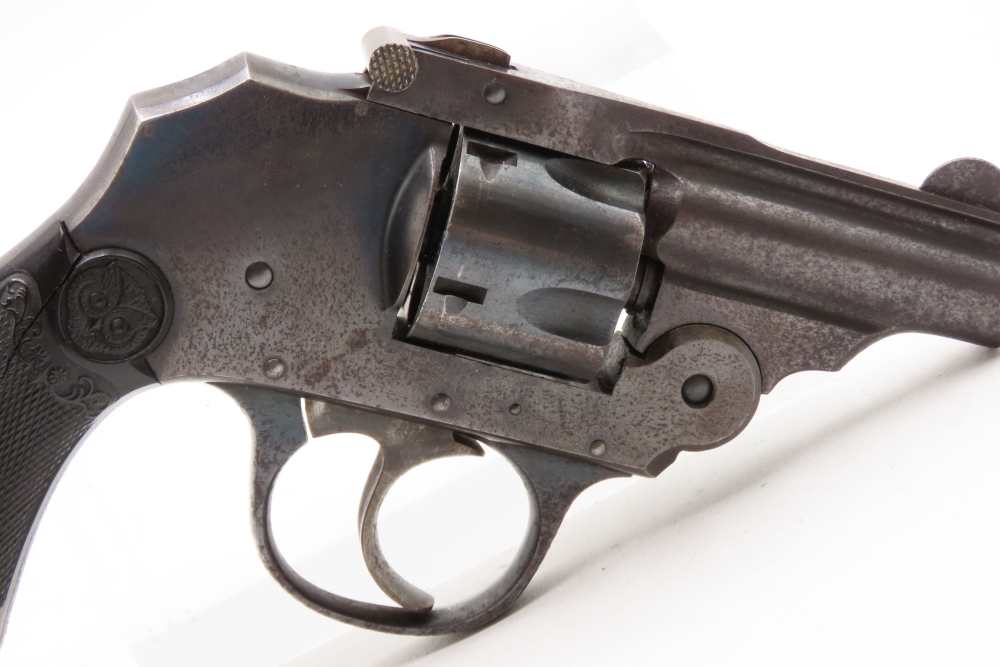 CHICAGO, IL 2” IVER JOHNSON Hammerless Top Break Revolver FACTORY BOX C&R  -img-18