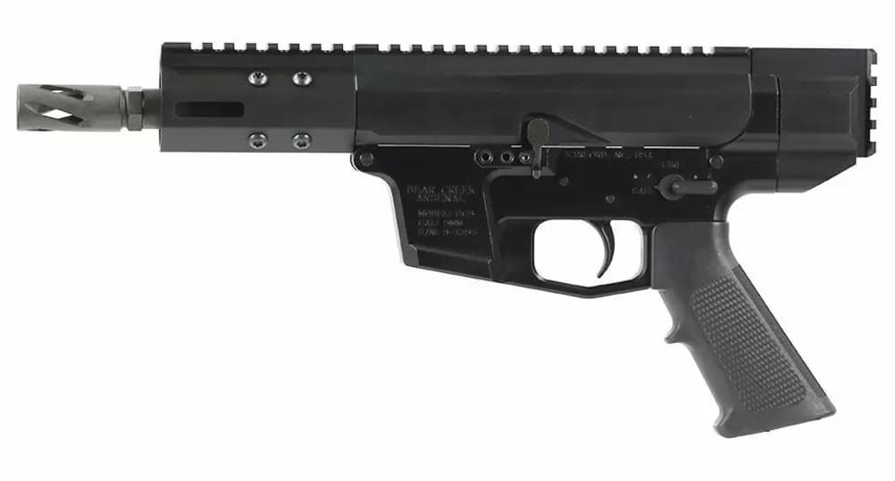 Beautiful BCA BC-9 9MM Billet Right Side Charging Bufferless Pistol -img-1