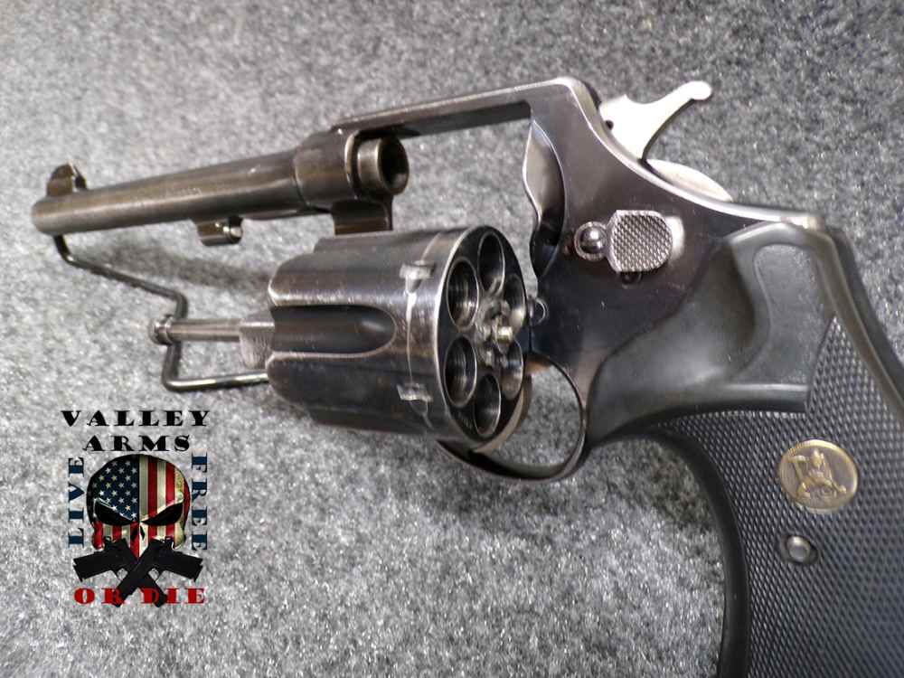SMITH & WESSON "HAND EJECTOR" MODEL REVOLVER, .455 WEBLEY, 6 SHOT, RARE!-img-3