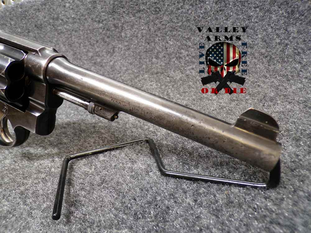 SMITH & WESSON "HAND EJECTOR" MODEL REVOLVER, .455 WEBLEY, 6 SHOT, RARE!-img-7