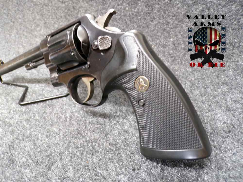 SMITH & WESSON "HAND EJECTOR" MODEL REVOLVER, .455 WEBLEY, 6 SHOT, RARE!-img-1