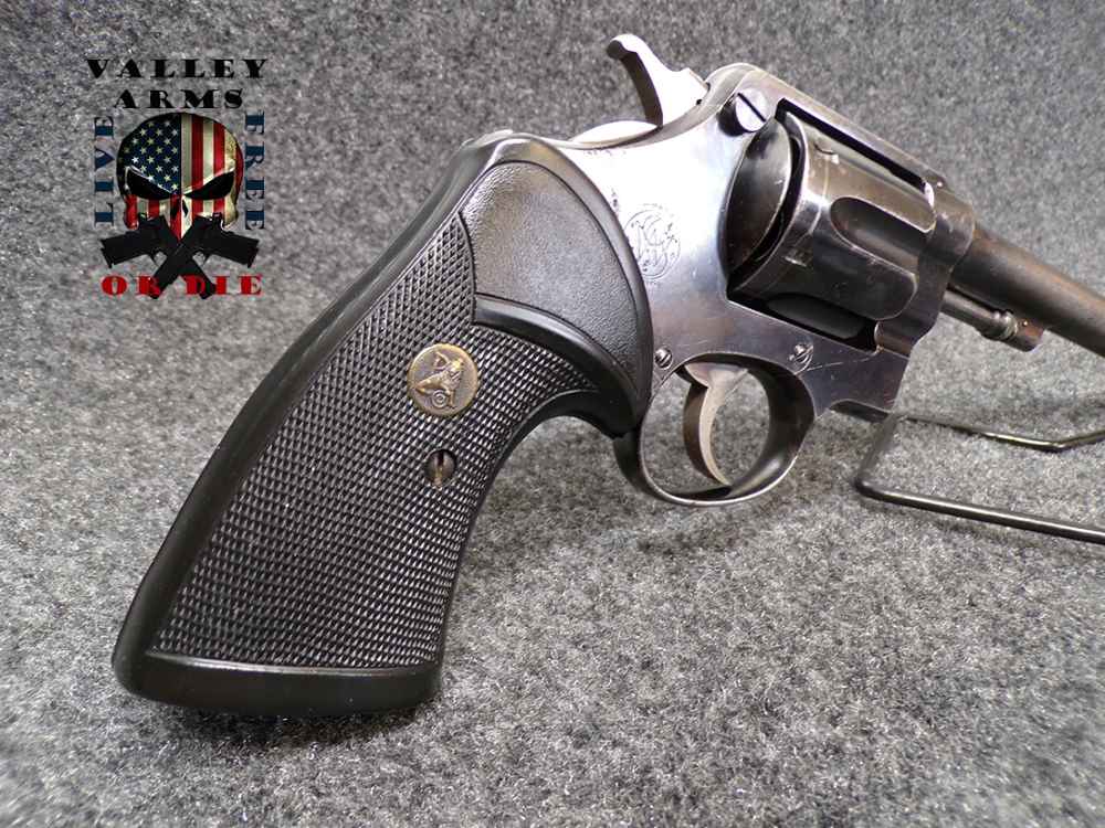 SMITH & WESSON "HAND EJECTOR" MODEL REVOLVER, .455 WEBLEY, 6 SHOT, RARE!-img-6
