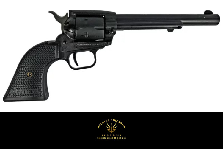 Heritage Rough Rider Steel Frame Handgun .22 LR 6rd Capacity 6.5" Barrel Bl-img-0