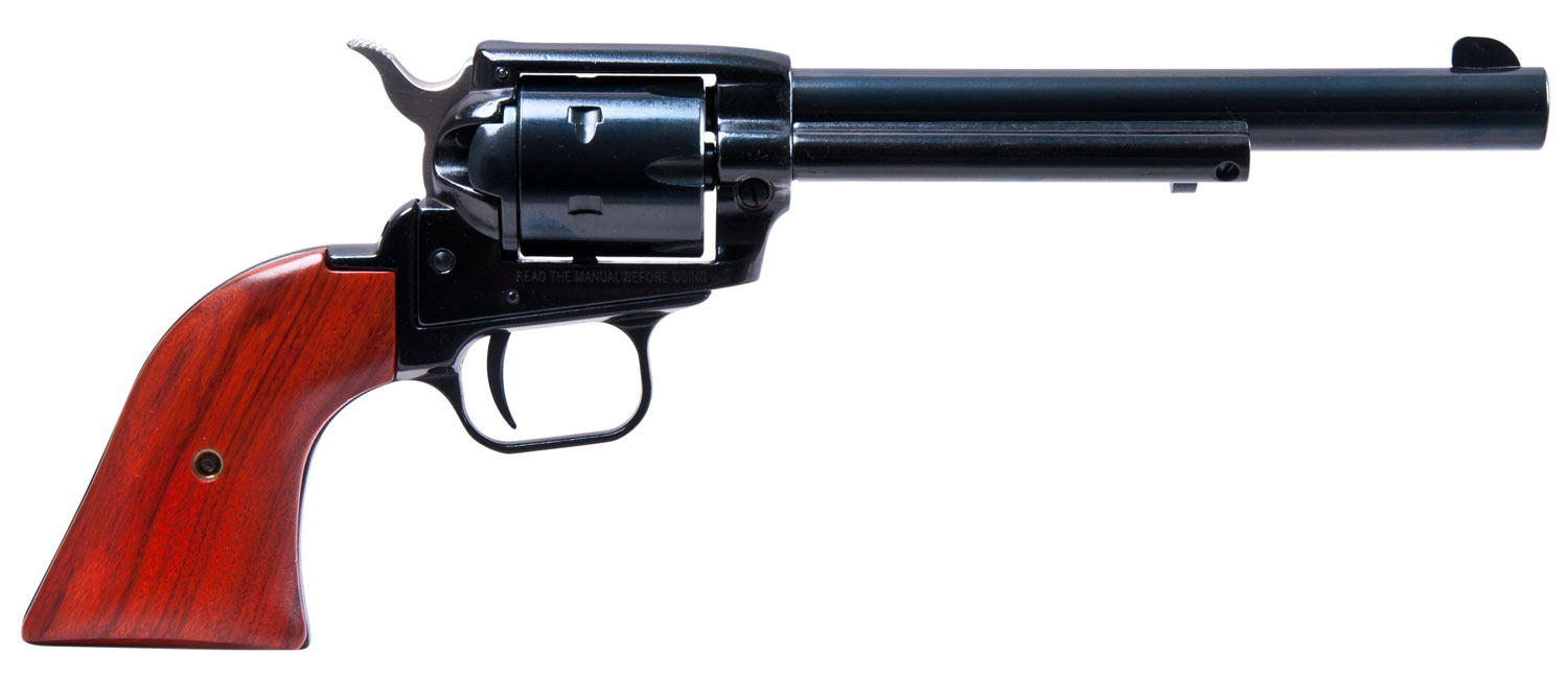 Heritage Mfg RR22B6 Rough Rider  22 LR 6 Shot, 6.50" Black Steel Barrel, Bl-img-0