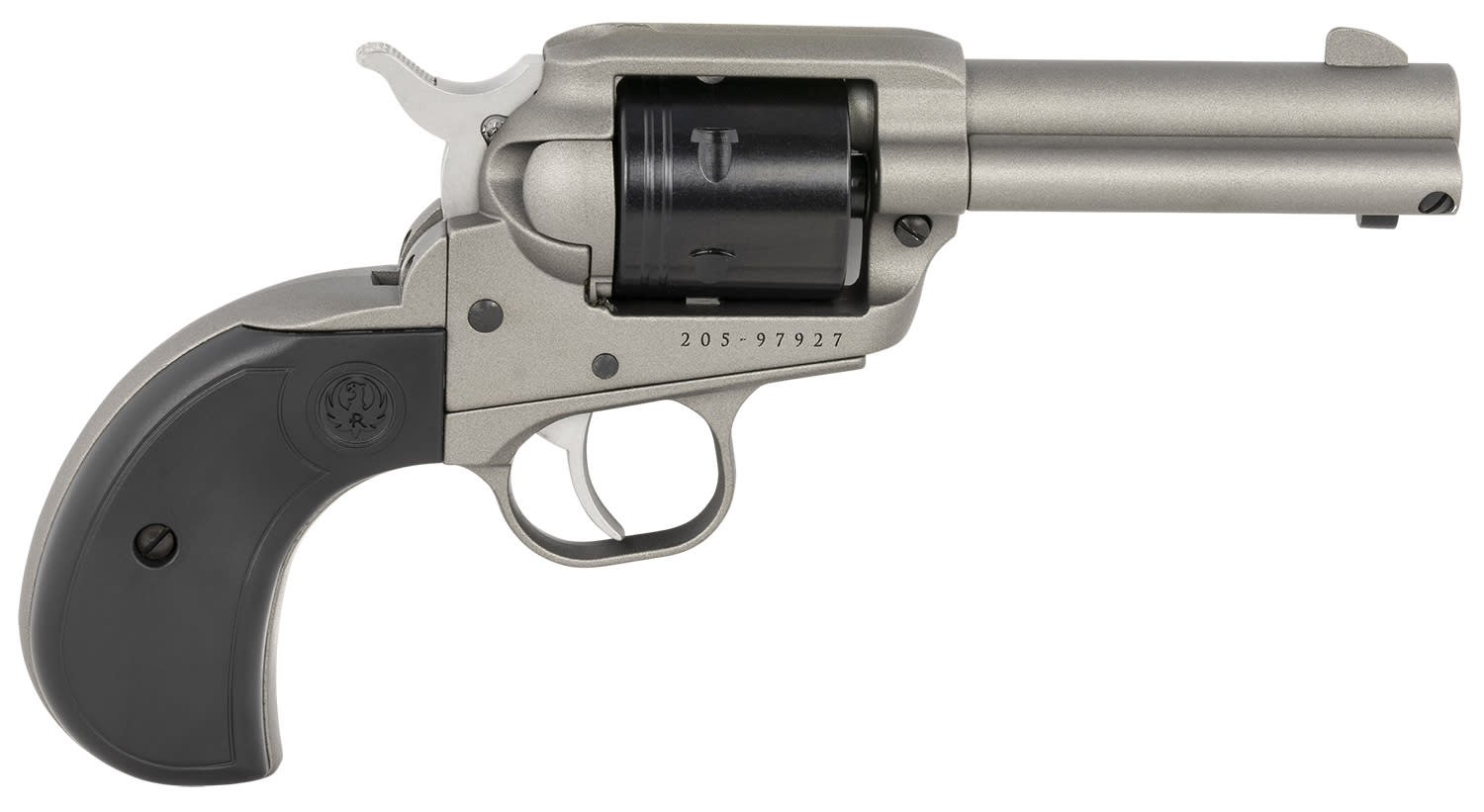 Ruger 2016 Wrangler  22 LR 6 Shot 3.75" Silver Cerakote Steel Barrel, Silve-img-0