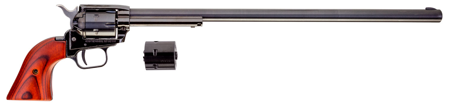 Heritage Mfg RR22MB16 Rough Rider  22 LR/22 WMR 6 Shot, 16" Black Steel Bar-img-0
