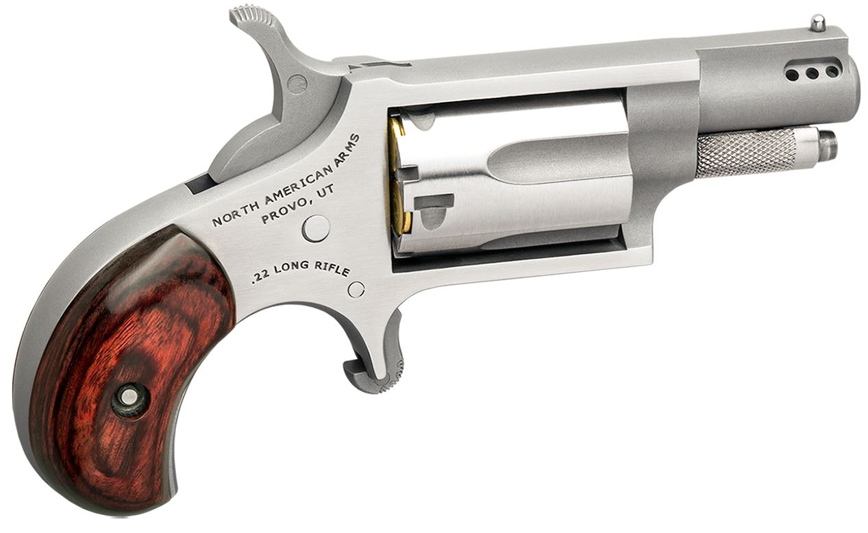 NORTH AMERICAN ARMS MINI 22LR REV 1-1/8" SS PORTED-img-0